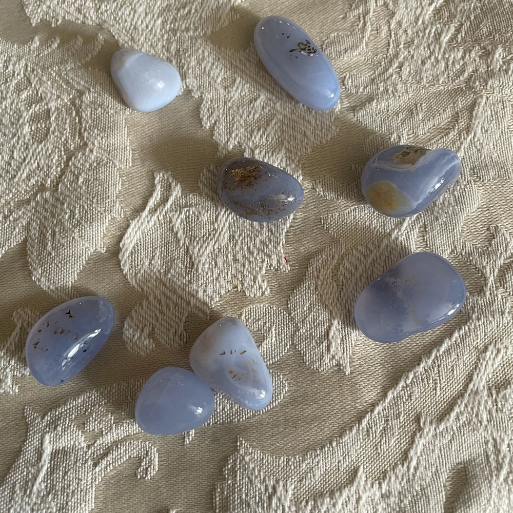 Blue Lace Agate Tumbles